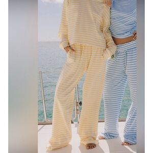 Daily Drills Yellow Striped Lounge Set M/L